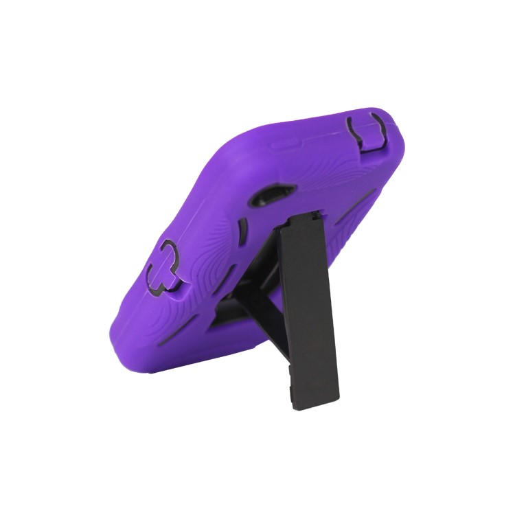 Snap-on Defender Stand Case for iPhone 4 4S - Purple