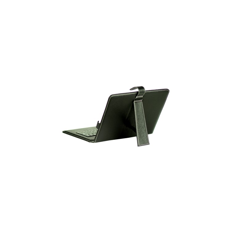 9.7 Inch Tablet PC Leather Keyboard Case with Holder & USB Cable-2