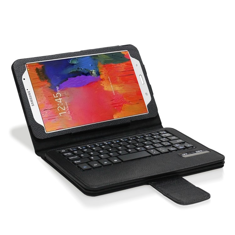 Detachable Bluetooth Keyboard Leather Case Stand for Samsung Galaxy Tab Pro 8.4 T320 T321 T325-5