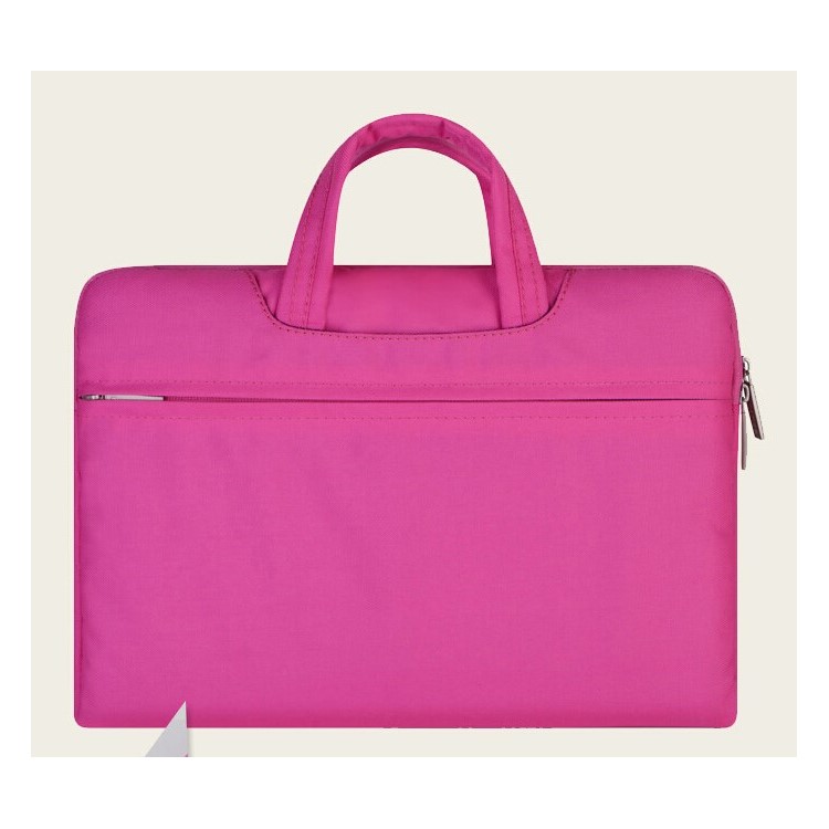 Pink Cartinoe Ambilight Series Zipper Fabric Notebook Handbag Case for MacBook Air Pro 13.3 inch, Size: 34 x 24cm-6