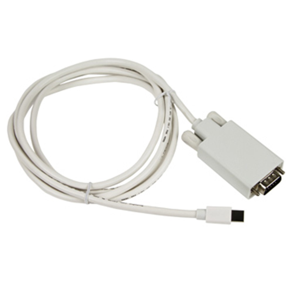 New Thunderbolt Port to VGA Adapter Cable for Apple MacBook,Length:1.8m(6FT)-3
