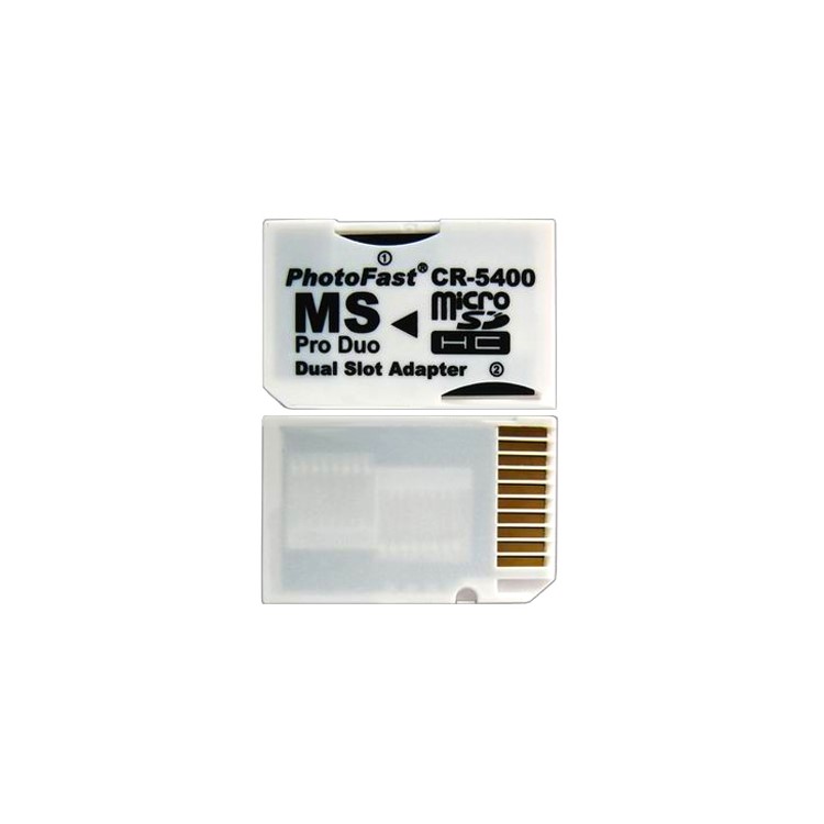 

Dual Slot micro SDHC to MS PRO Duo adapter