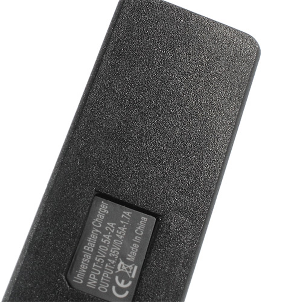 Universal Mini Li-ion Battery Charger for Mobile Phones Camera etc w/ MicroUSB Port-4