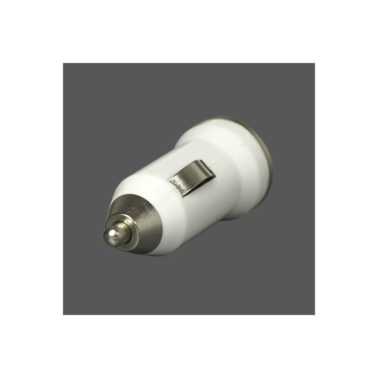 5V-1A Universal USB Car Socket Charger for iPhone 4 4S 3G 3GS iPod Samsung HTC etc - White-2