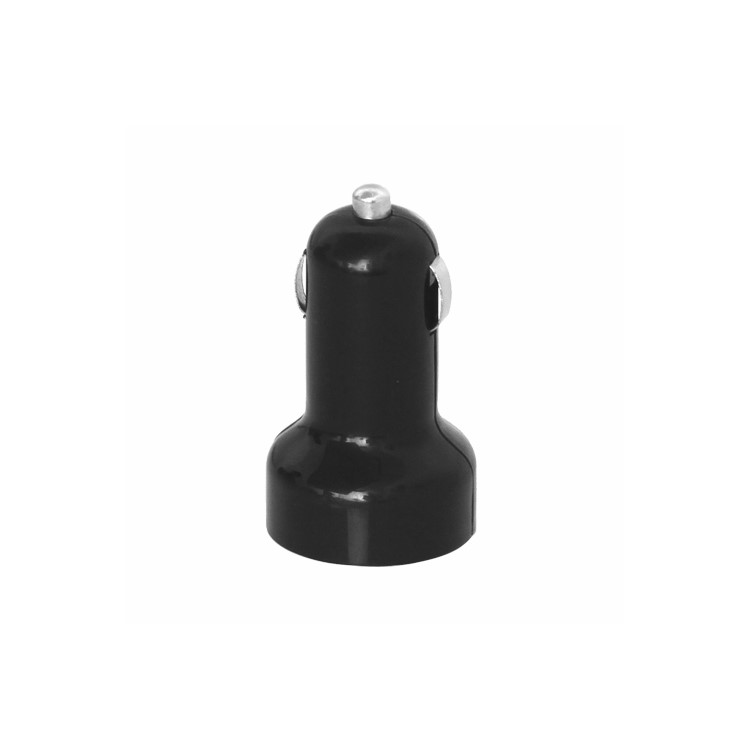 Dual USB Car Charger Adapter for iPad iPhone Samsung Galaxy Tab 2.1A - Black-2