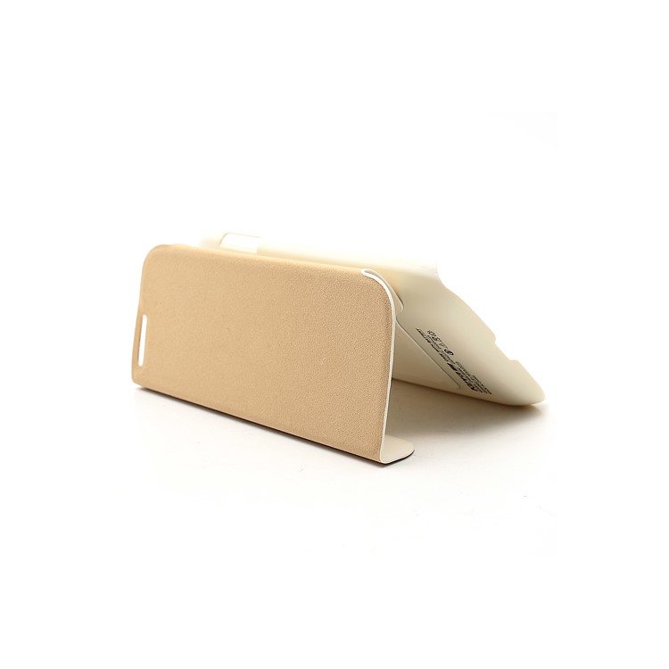 2400mAh Keva Leather Flip Extended Battery Cover Housing for Samsung Galaxy Grand i9082 - White