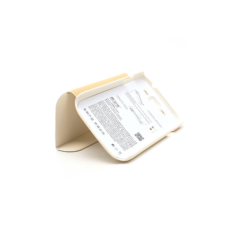 2400mAh Keva Leather Flip Extended Battery Cover Housing for Samsung Galaxy Grand i9082 - White