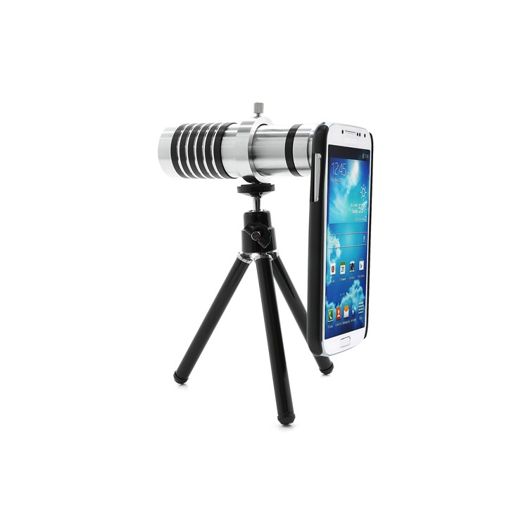 14x Zoom Telephoto Camera Lens + Tripod + Plastic Case for Samsung Galaxy S4 i9500 i9505 I9502