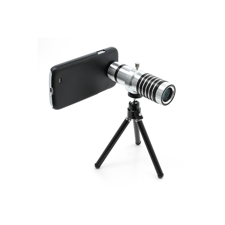 14x Zoom Telephoto Camera Lens + Tripod + Plastic Case for Samsung Galaxy S4 i9500 i9505 I9502
