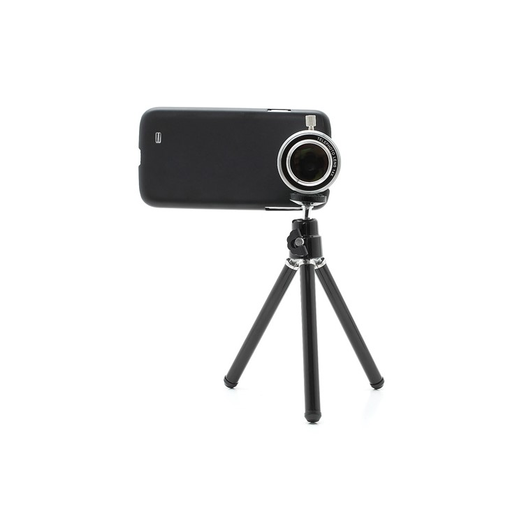 14x Zoom Telephoto Camera Lens + Tripod + Plastic Case for Samsung Galaxy S4 i9500 i9505 I9502