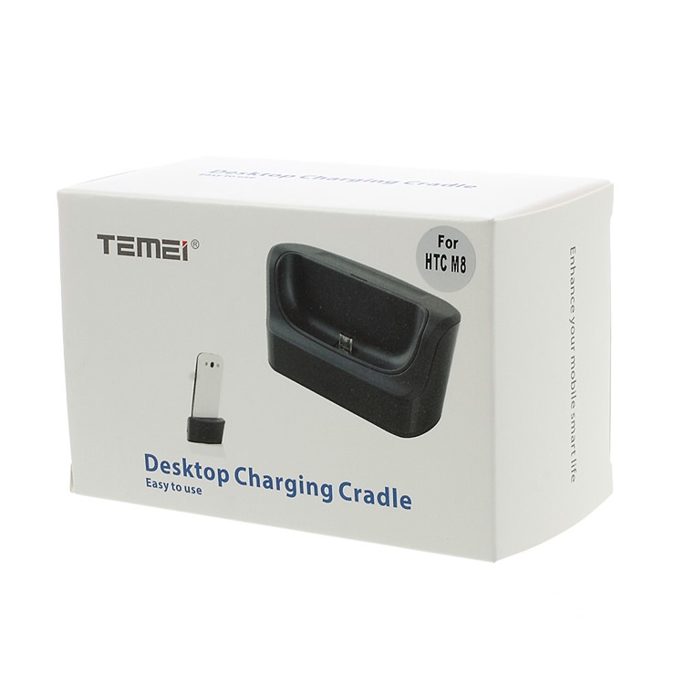 Black Data Sync Charging Dock Cradle Stand for HTC One M8-9