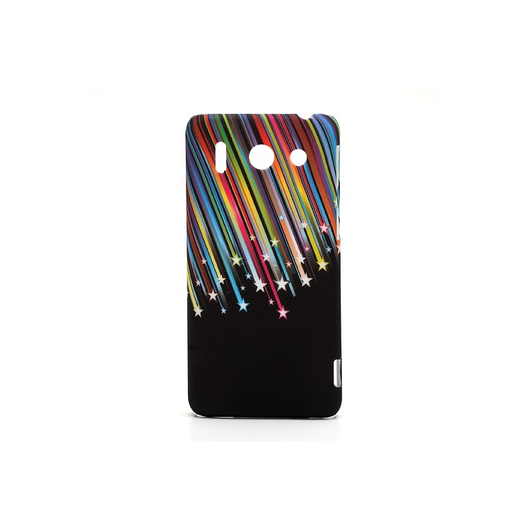 Colorized Meteor Rubberized Hard Phone Case for Huawei Ascend G510 U8951D