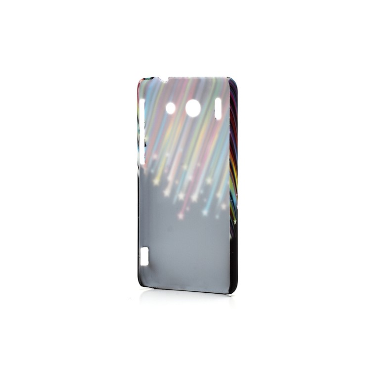 Colorized Meteor Rubberized Hard Phone Case for Huawei Ascend G510 U8951D