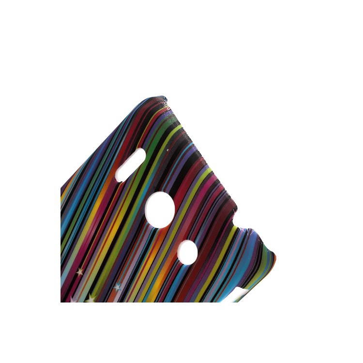 Colorized Meteor Rubberized Hard Phone Case for Huawei Ascend G510 U8951D