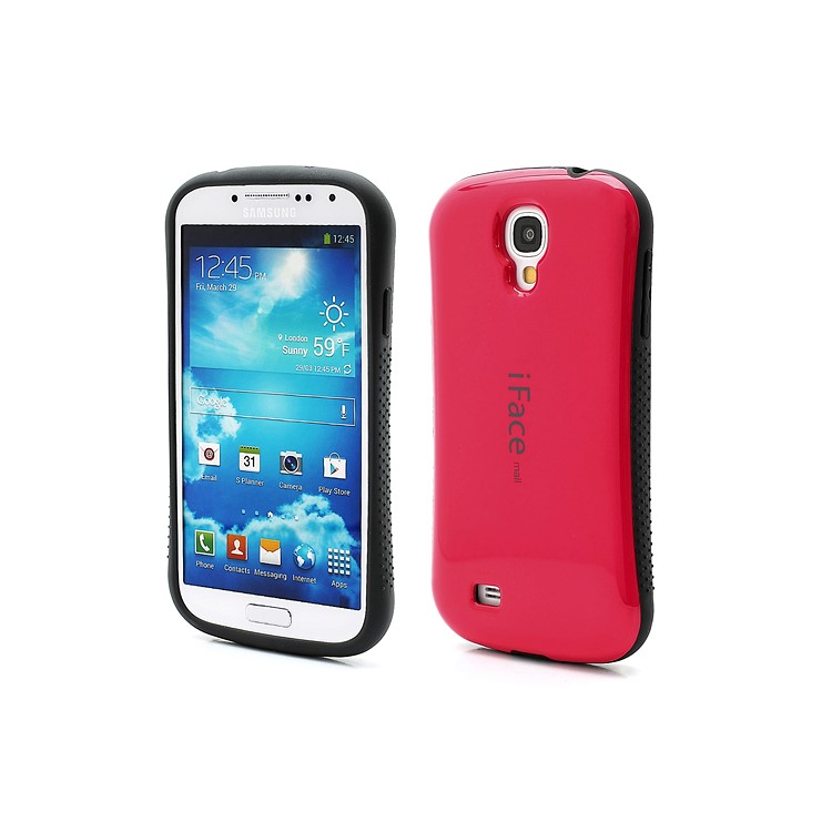 

IFACE MALL Shock-absorbing Urethane Premium Case for Samsung Galaxy S4 i9500 i9502 i9505 - Red