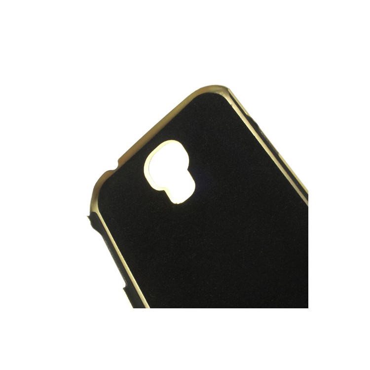 Gold Durable Brushed & Electroplated Metal Hard Cover for Samsung Galaxy S IV I9500-7