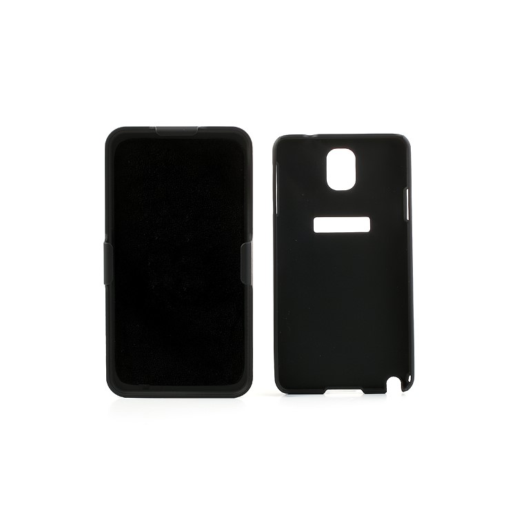 Swivel Belt Clip for Samsung Galaxy Note 3 N9000 Rubberized Slide Case Holster Stand-10