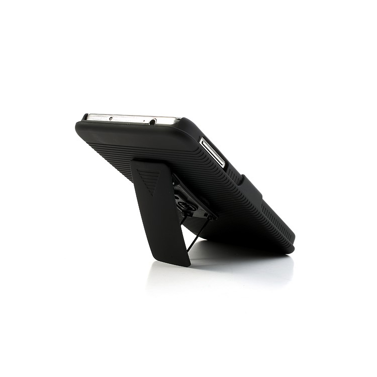 Swivel Belt Clip for Samsung Galaxy Note 3 N9000 Rubberized Slide Case Holster Stand-11