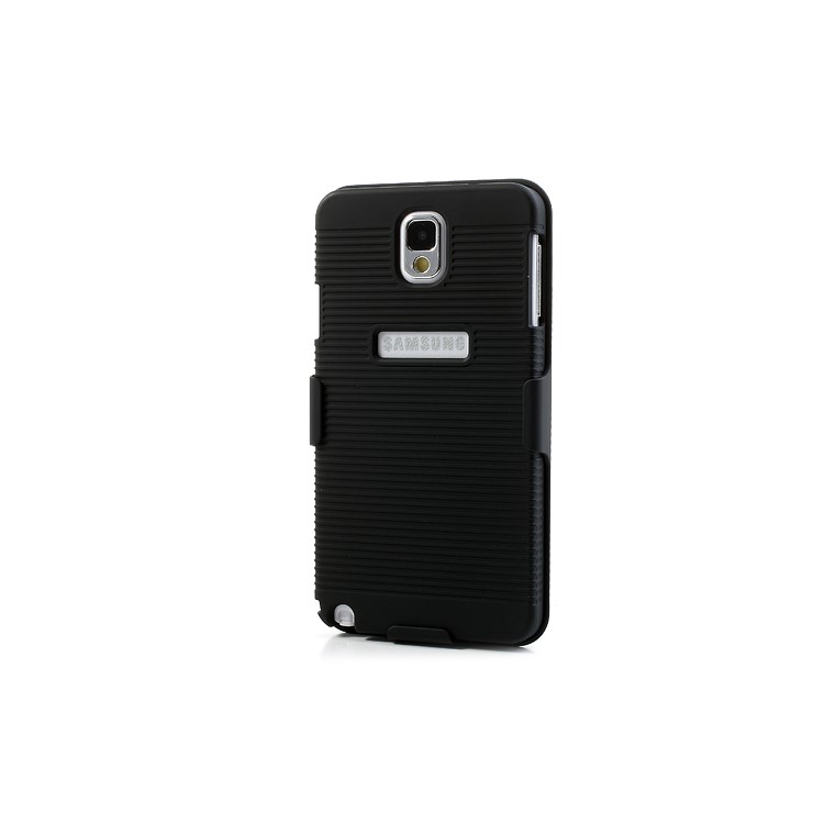 Swivel Belt Clip for Samsung Galaxy Note 3 N9000 Rubberized Slide Case Holster Stand-17