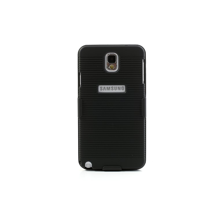 Swivel Belt Clip for Samsung Galaxy Note 3 N9000 Rubberized Slide Case Holster Stand-3