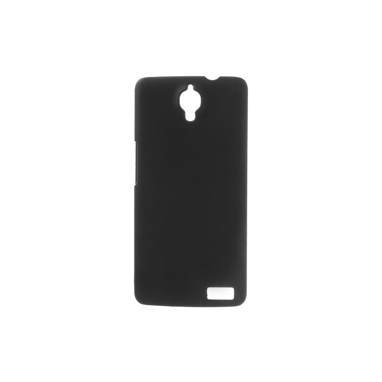 Black Rubberized Plastic Case for Alcatel One Touch Idol X 6040 6040A 6040D 6040E / TCL S950