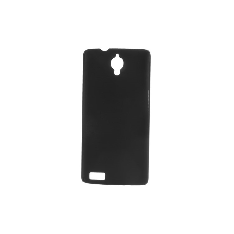 Black Rubberized Plastic Case for Alcatel One Touch Idol X 6040 6040A 6040D 6040E / TCL S950