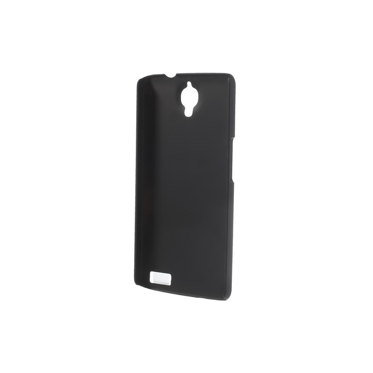 Black Rubberized Plastic Case for Alcatel One Touch Idol X 6040 6040A 6040D 6040E / TCL S950