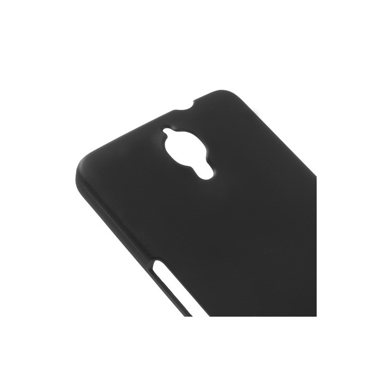 Black Rubberized Plastic Case for Alcatel One Touch Idol X 6040 6040A 6040D 6040E / TCL S950