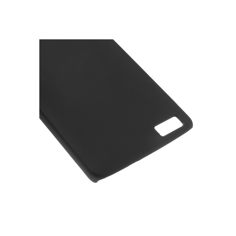 Black Rubberized Plastic Case for Alcatel One Touch Idol X 6040 6040A 6040D 6040E / TCL S950