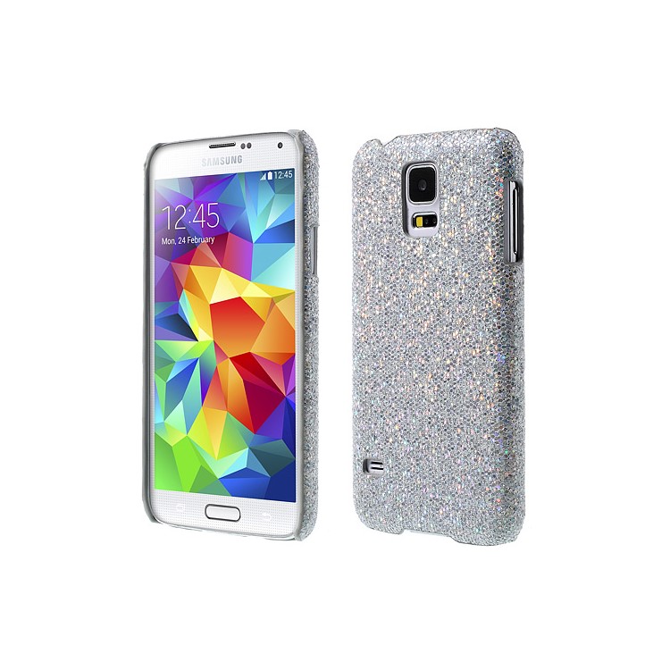 galaxy s5 carcasa plata