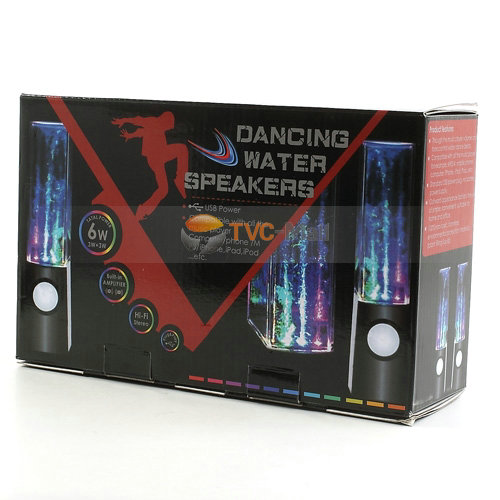 Innovative Water Dancing Speaker for iPhone iPad iPod Mac PC MP3 MP4 - Black