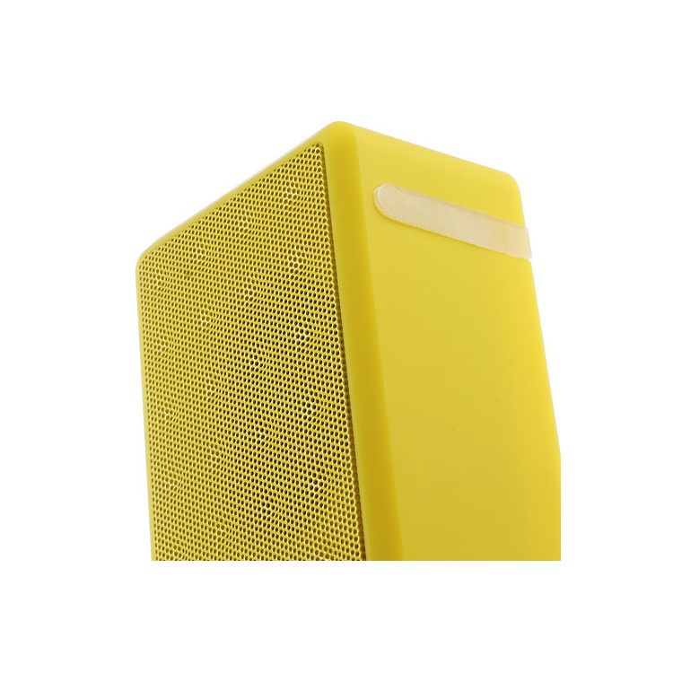Yellow Rectangle Bluetooth Speaker Support TF Card / FM / Hands-free Call / Line-in (S01)-5