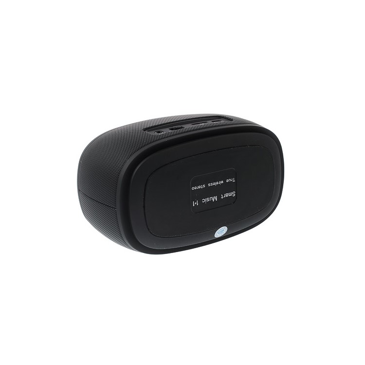 Smart Music 1+1 NFC Bluetooth Speaker 3D Surround Sound Effect - Black-3