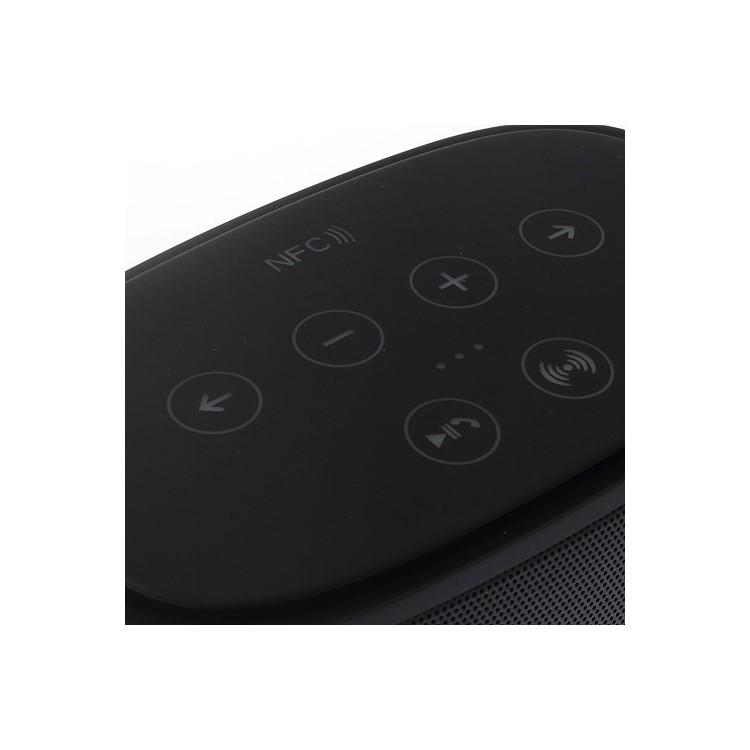Smart Music 1+1 NFC Bluetooth Speaker 3D Surround Sound Effect - Black-5