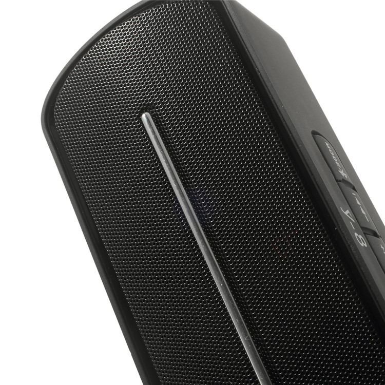 Black Y8 Portable Super Bass Bluetooth Speaker with MIC Support FM / U Disk / TF Card / AUX-input-6