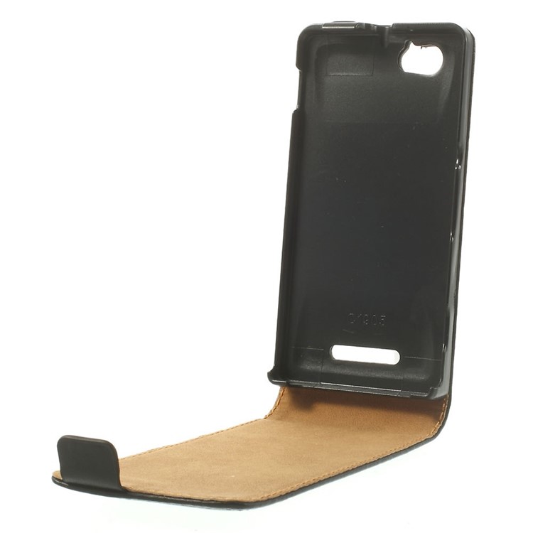 Genuine Split Leather Vertical Flip Cover for Sony Xperia M C1905 C2004-2