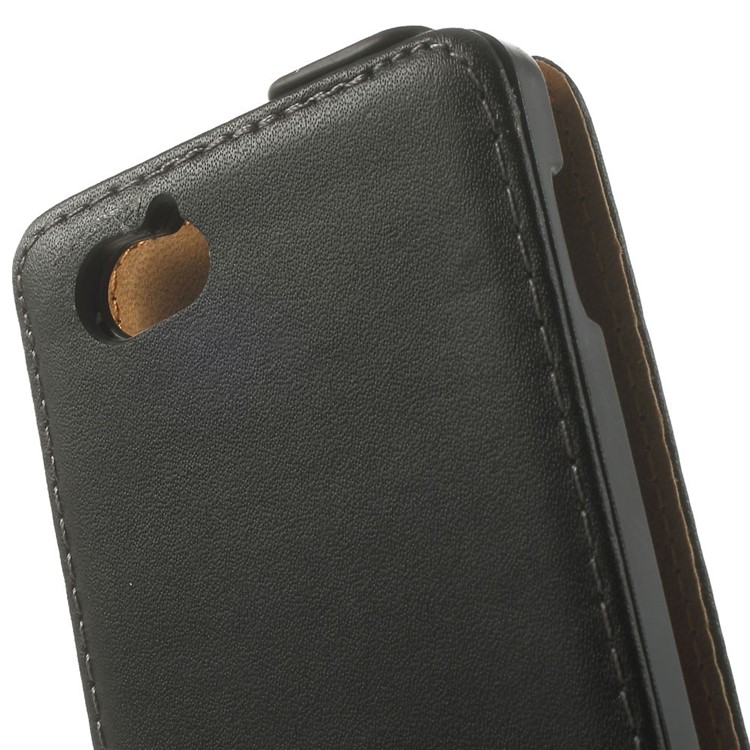 Genuine Split Leather Vertical Flip Cover for Sony Xperia M C1905 C2004-3