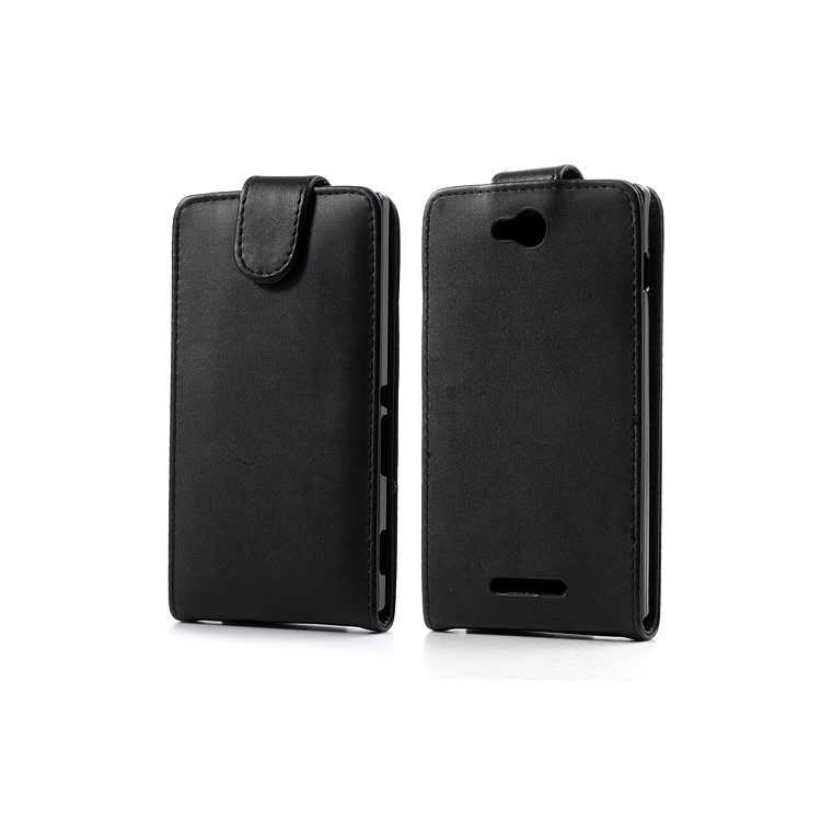 Magnetic Vertical Flip Leather Case Cover for Sony Xperia C C2305 S39h-1