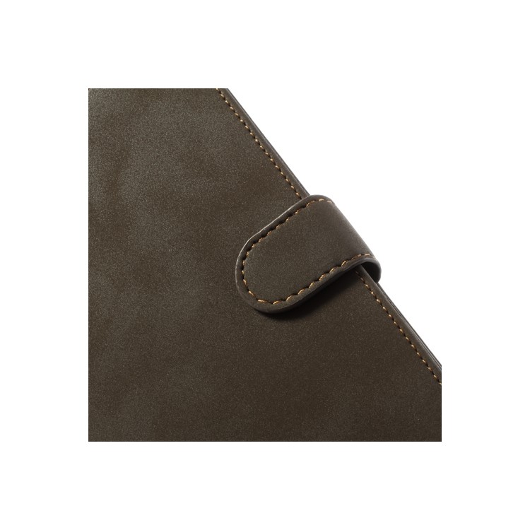 Antique Grain Leather Wallet Case Stand for Sony Xperia Z Ultra C6806 C6802 C6833 XL39h - Coffee-5