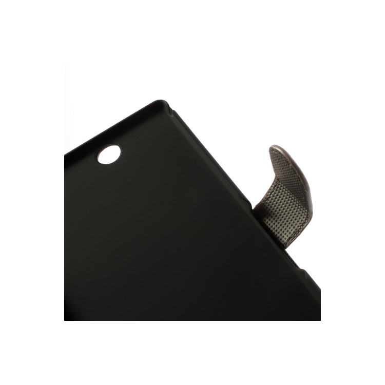 Antique Grain Leather Wallet Case Stand for Sony Xperia Z Ultra C6806 C6802 C6833 XL39h - Coffee-7