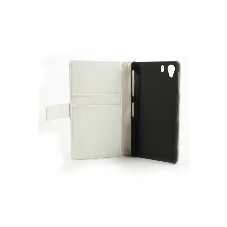 White Crazy Horse Wallet Leather Stand Case for Sony Xperia Z1 Honami C6903 C6902 C6943 L39h-10