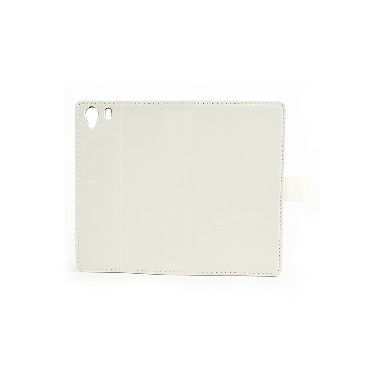 White Crazy Horse Wallet Leather Stand Case for Sony Xperia Z1 Honami C6903 C6902 C6943 L39h-11