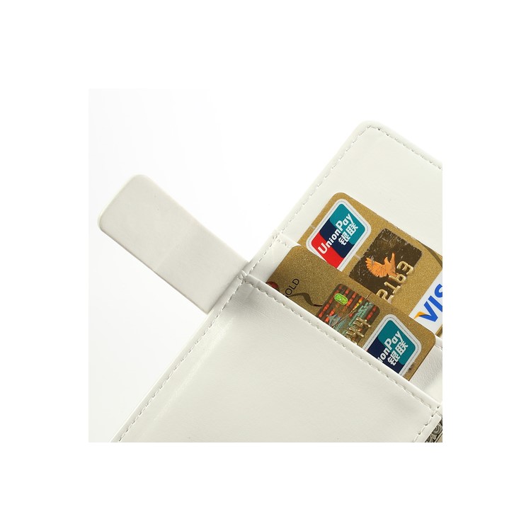 White Crazy Horse Wallet Leather Stand Case for Sony Xperia Z1 Honami C6903 C6902 C6943 L39h-9