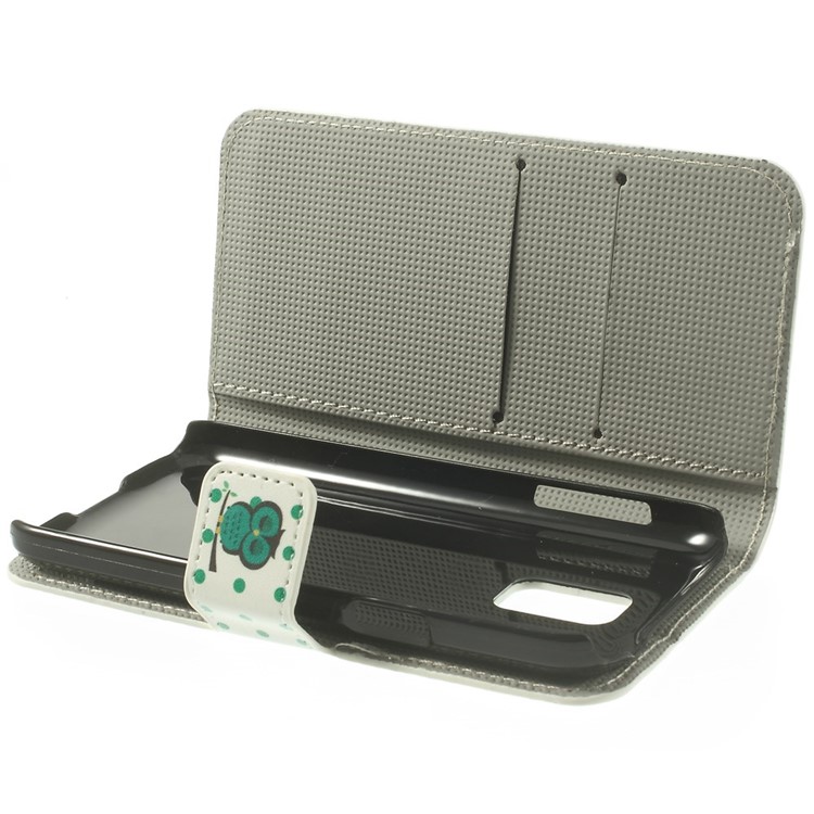 For Samsung Galaxy S5 mini SM-G800 Wallet Leather Cover w/ Stand - Sleeping Owl-5