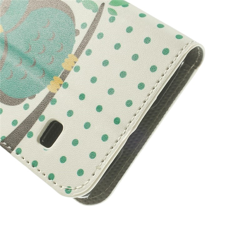 For Samsung Galaxy S5 mini SM-G800 Wallet Leather Cover w/ Stand - Sleeping Owl-9