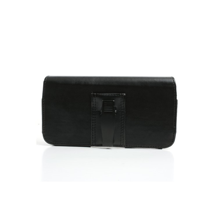 Horizontal Belt Clip Leather Holster Pouch Case for Samsung Galaxy Mega 5.8 I9150 I9152-3
