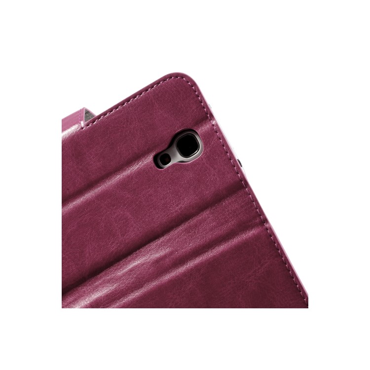 Rose Crazy Horse Stand Leather Cover for Samsung Galaxy S4 mini i9190 i9192-8