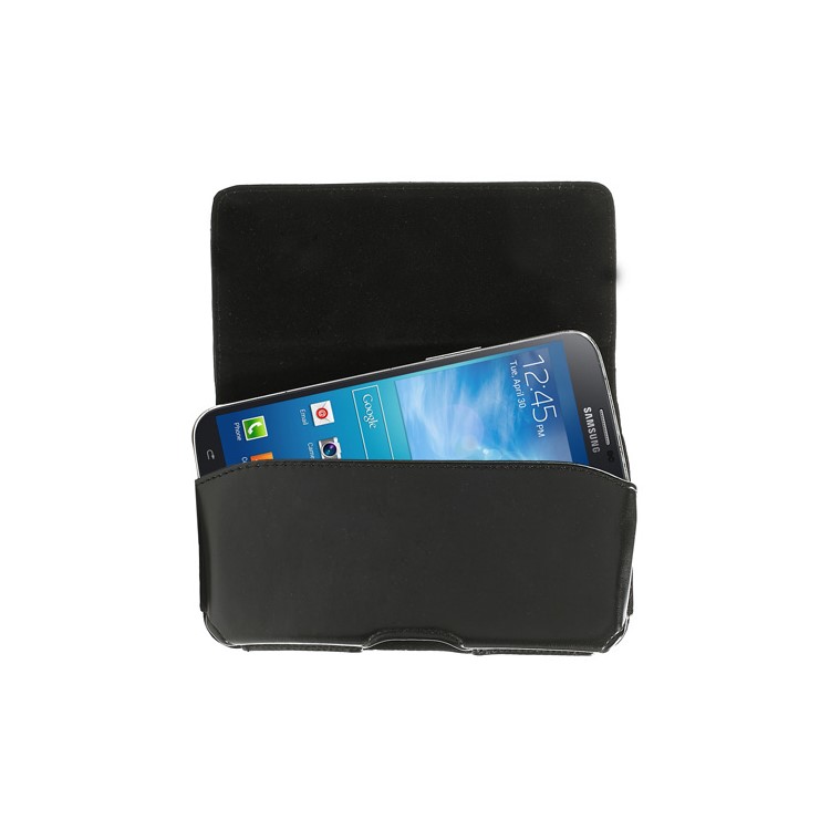 Horizontal Leather Belt Clip Holster for Samsung Galaxy Mega 6.3 I9200 I9208-1