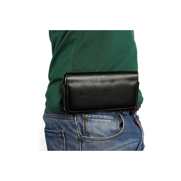 Horizontal Leather Belt Clip Holster for Samsung Galaxy Mega 6.3 I9200 I9208-6