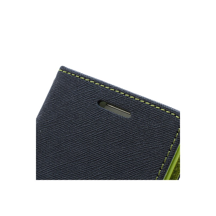 Mercury Fancy Diary Wallet Style Leather Stand Case for Samsung Galaxy S3 / III I9300 - Green / Dark Blue-8